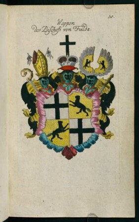 50, Wappen des Erzbischofs zu Fulda