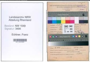 Entnazifizierung Franz Echtner , geb. 27.12.1911 (Lokfuehrer)