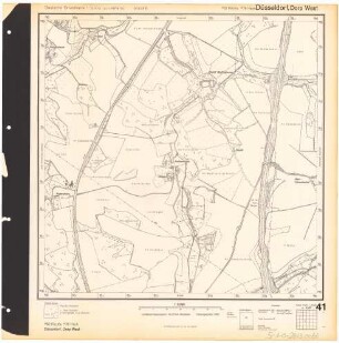 Deutsche Grundkarte, Blatt Düsseldorf, Dorp West, 1960