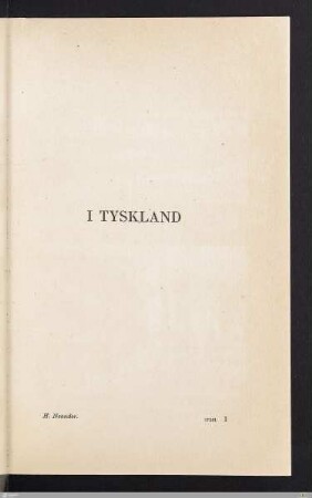 I Tyskland