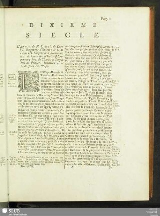 Dixieme Siecle