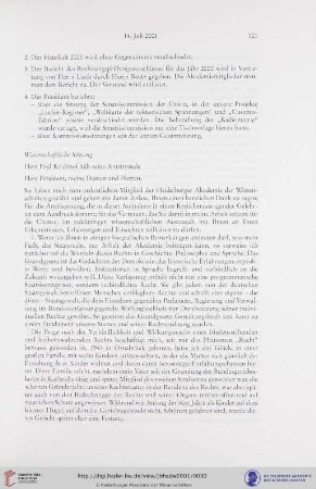 Antrittsrede vom 14. Juli 2001