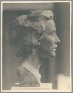 Porträt Benjamine Kolbe, 1915, Bronze