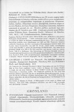 III. Grönland