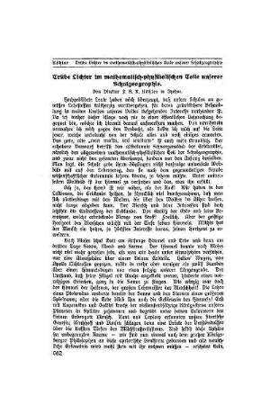 Trübe Lichter im mathematisch-physikalischen Teile unserer Schulgeographie
