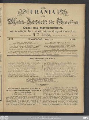 No. 6. Vierundfünfzigster Jahrgang. 1897.