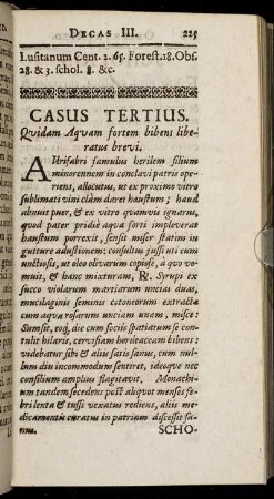 Casus Tertius. - Casus Decimus.