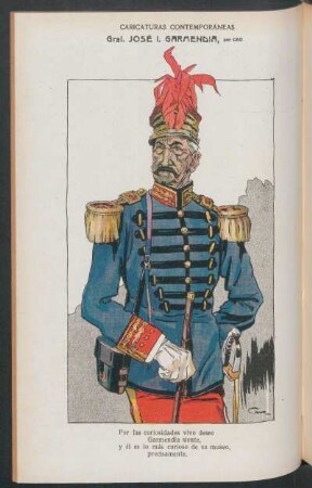 Gral. José I. Garmendia : Caricaturas contemporáneas