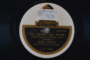Der Barbier von Sevilla : "Sanft lenkt des Weibes Sinn" / (Rossini)
