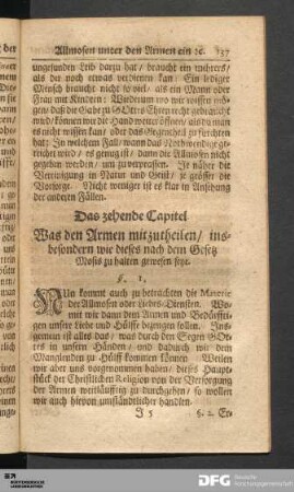 Das zehende Capitel.