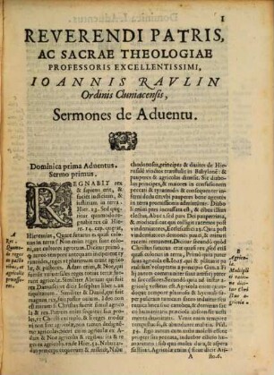 Opus Sermonum de adventu