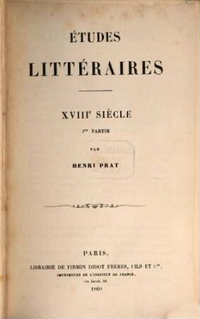 Etudes littéraires, 7,1