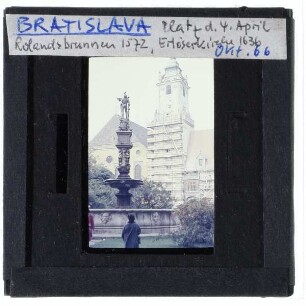 Bratislava, Altes Rathaus,Bratislava, Maximilianbrunnen,Bratislava, Jesuitenkirche