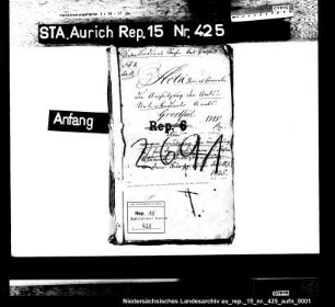 Die Anstellung der Amtsunterbedienten im Amt Greetsiel