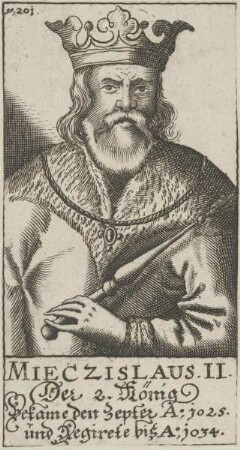 Bildnis von Mieczislaus II., König von Polen