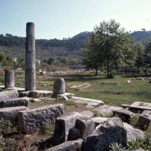 Thasos (antike Stadt), Agorá, Nordwest-Portikus, 3. Jh. V. Chr.