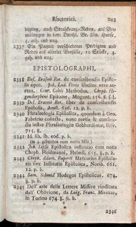 Epistolographi.