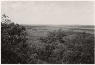 Ausblick vom Tafelberg in Richtung Jardim : 24,86 km westlich von Nioaque, Höhe: ca. 460 m