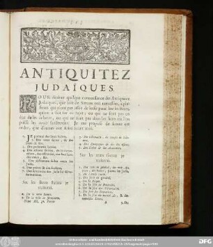 Antiquites Judaïques.