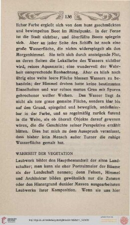Wahrheit der Vegetation
