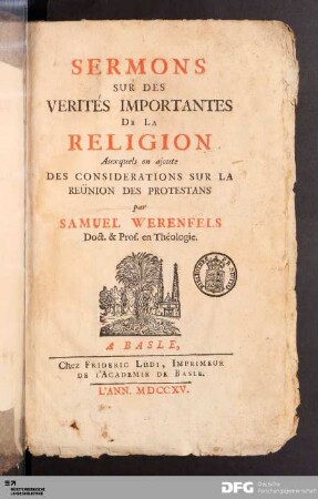 Sermons Sur Des Vérités Importantes De La Religion