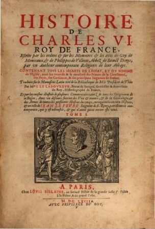 Histoire de Charles VI., 1