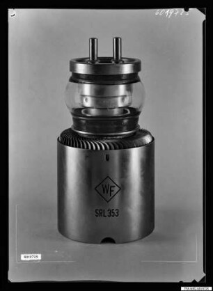 Senderöhre SRW 353 "WF"; Foto, 16. Dezember 1960