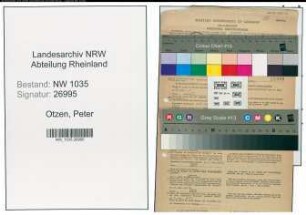 Entnazifizierung Peter Otzen , geb. 28.01.1902 (Elektroingenieur)
