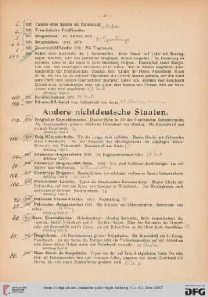 Andere nichtdeutsche Staaten (Nr. 633-652)