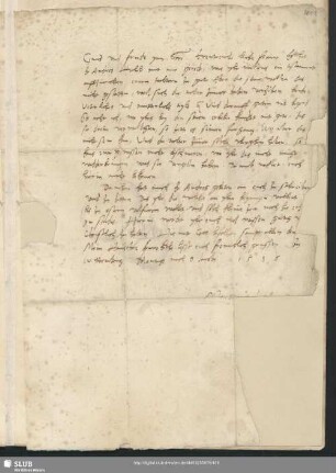 S. 411-413: Eigenhändiger Brief Martin Luthers an Dorothea Jörger