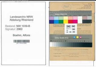 Entnazifizierung Alfons Boehm , geb. 12.07.1909 (Bergmann)