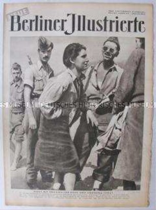 Wochenzeitschrift "Neue Berliner Illustrierte" mit Bildern zum Zeitgeschehen aus aller Welt