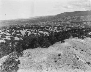 Landschaft bei Sante Fé : Blick auf eine Gebirgslandschaft östlich von Sante Fé.