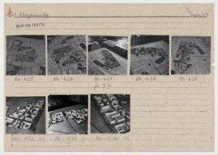 Modell: Wohngebiet Altglienicke. Berlin, Treptow, OT Altglienicke