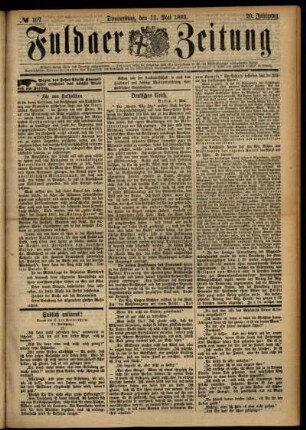 Ausgabe vom Donnerstag, den 11. Mai 1893.
