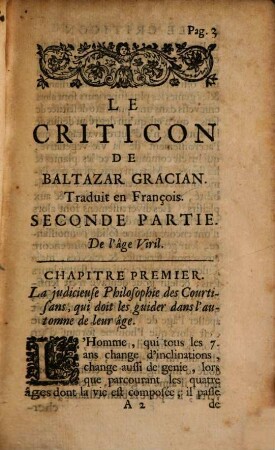 L' Homme Detrompé Ou Le Criticon : Traduit de l'Espagnol. 2