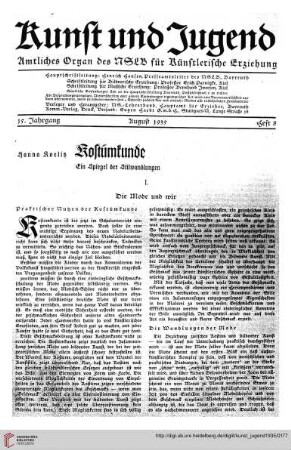 Heft 8 (August 1935)