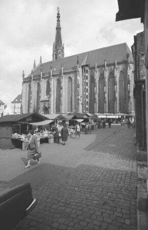 Würzburg: Marienkirche, Gesamtansicht