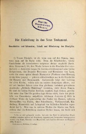 Lehrbuch der historisch-kritischen Einleitung in das Neue Testament