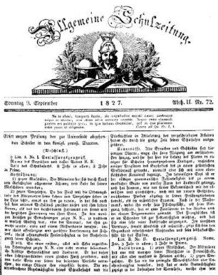 Edict wegen Prüfung der zur Universität abgehenden Schüler in den königl. preuß. Staaten : (Beschluss.)