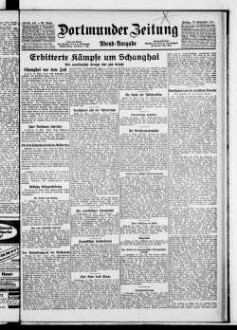 Dortmunder Zeitung. 1874-1939