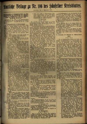 Zweite Ausgabe vom Dienstag, den 04. September 1917.