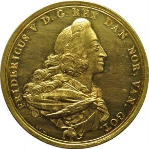 König Friedrich V. - 300. Jubiläum des Oldenburgischen Hauses auf dem dänischen Königsthron