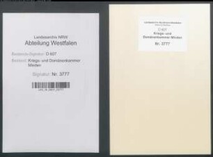 Grenzstreitigkeiten der Ämter Petershagen und Schlüsselburg mit dem hannoverschen Amte Stolzenau - Band 1
