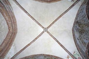 Gewölbebilder mit Drolerien, Ranken- und Laubwerk — Vogelwesen, Ranken- und Laubwerk