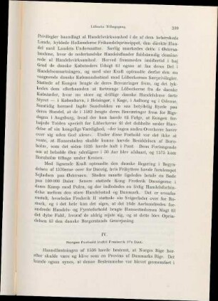 IV. Norges Forhold indtil Frederik II's Død.