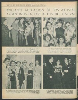 Brillante actuación de los artistas argentinos en los actos del festival