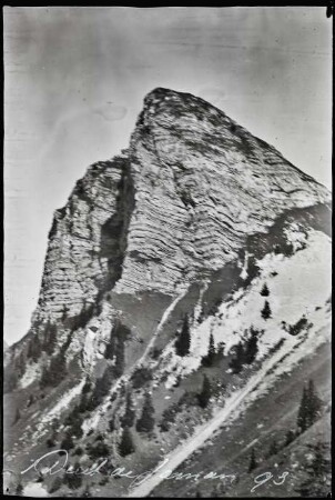 Die Dent du Jaman (bei Montreux)