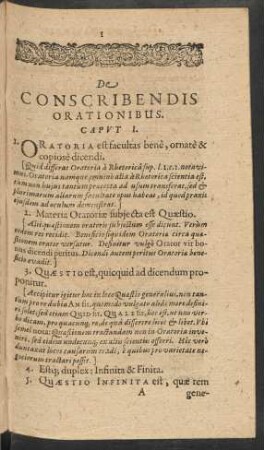 De Conscribendis Orationibus.