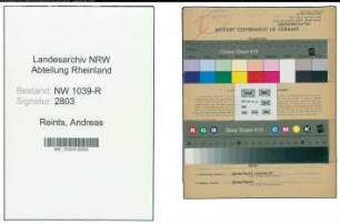 Entnazifizierung Andreas Reints , geb. 03.10.1908 (Verwaltungsbeamter)